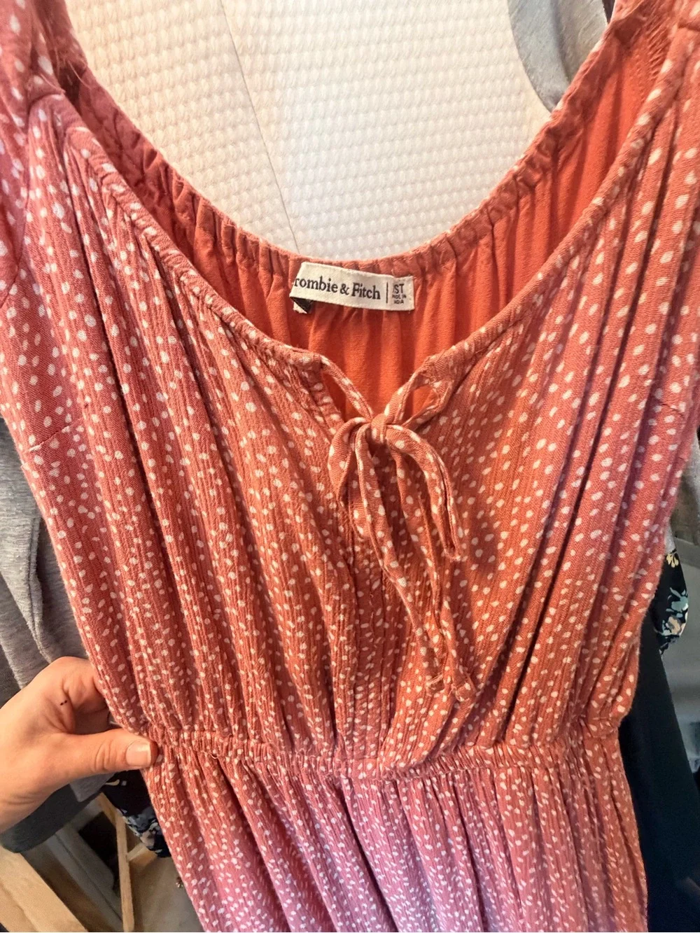 Abercrombie & Fitch Rose Pink Floral Maxi Dress